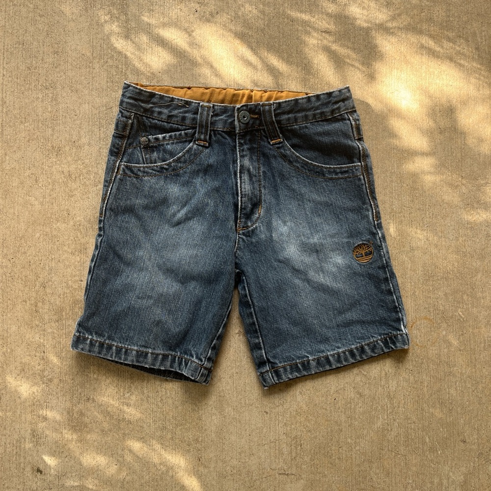 Timberland Blue Denim Kids Shorts